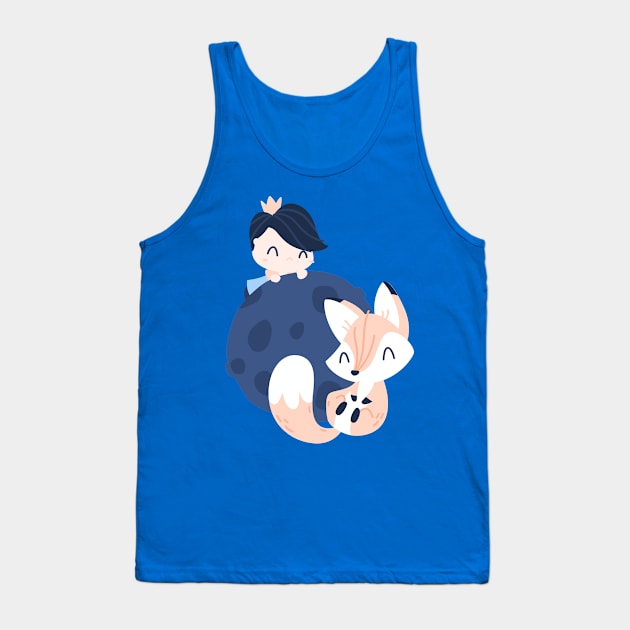 Little Prince and Fox Tank Top by Brzozowska